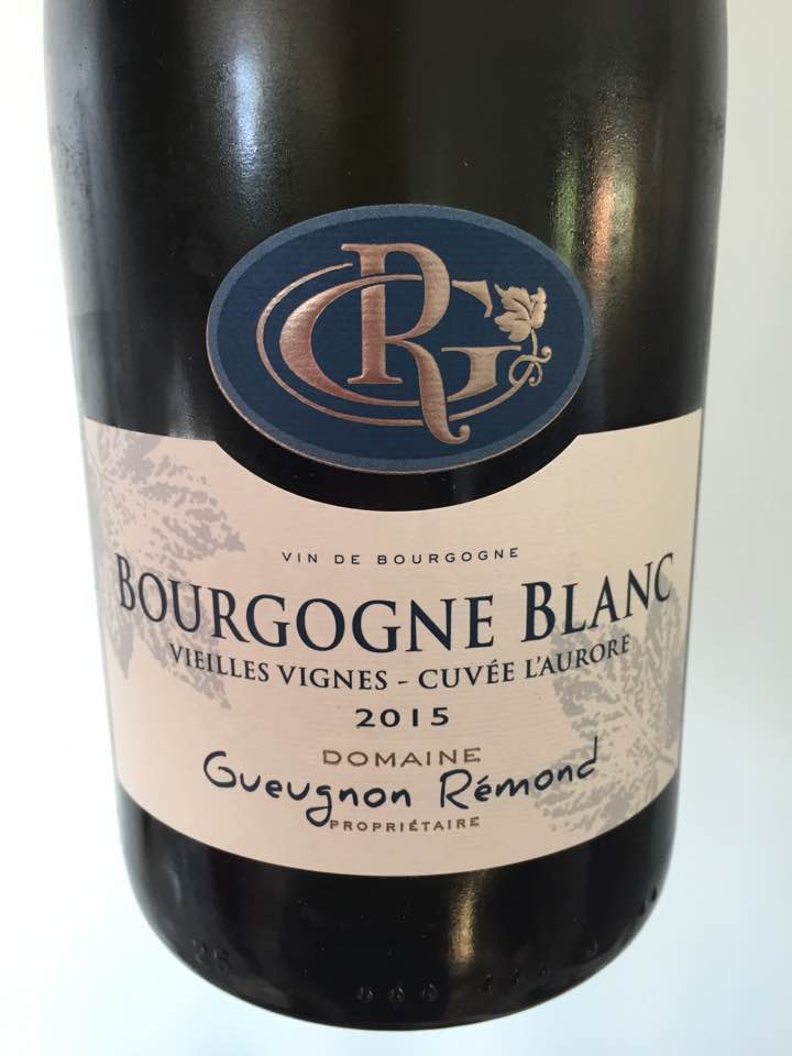 Domaine Gueugnon Remond – Vieilles Vignes – Cuvée L’Aurore 2015 – Bourgogne Blanc