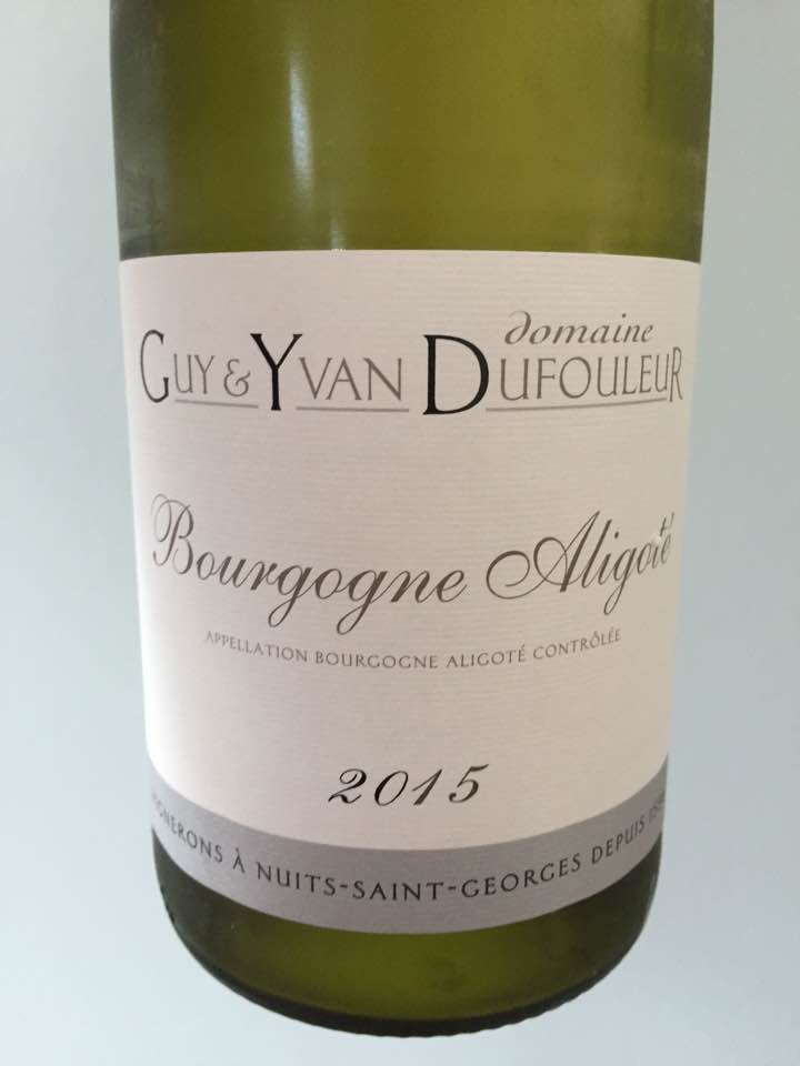 Domaine Guy & Yvan Dufouleur 2015 – Bourgogne Aligoté