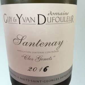 Domaine Guy & Yvan Dufouleur – Clos Genets 2016 – Santenay