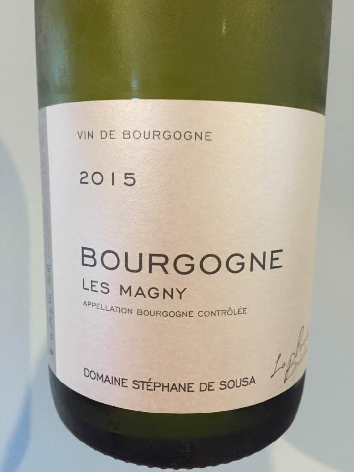 Domaine Stéphane de Sousa – Les Magny 2015 – Bourgogne
