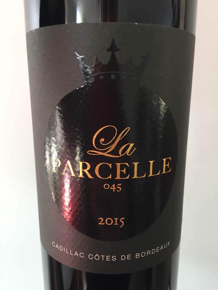 La Parcelle 045 – 2015 – Cadillac Côtes de Bordeaux