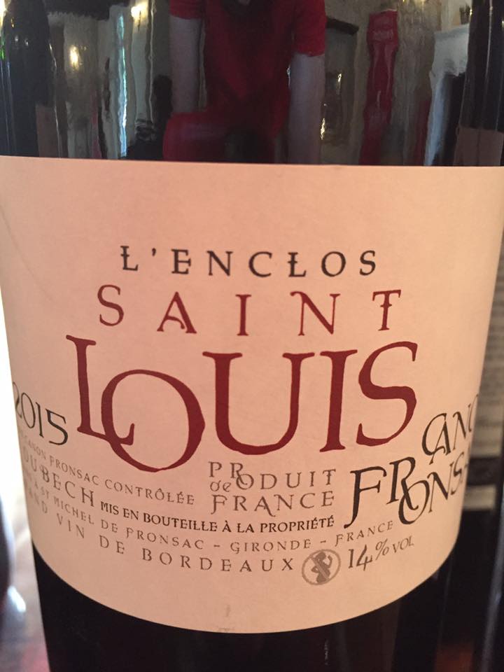 L’Enclos Saint Louis 2015 – Canon-Fronsac