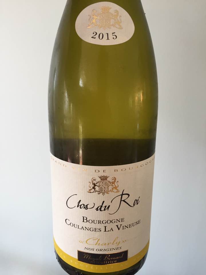 Magali Bernard – Clos du Roi 2015 – Bourgogne Coulanges La Vineuse