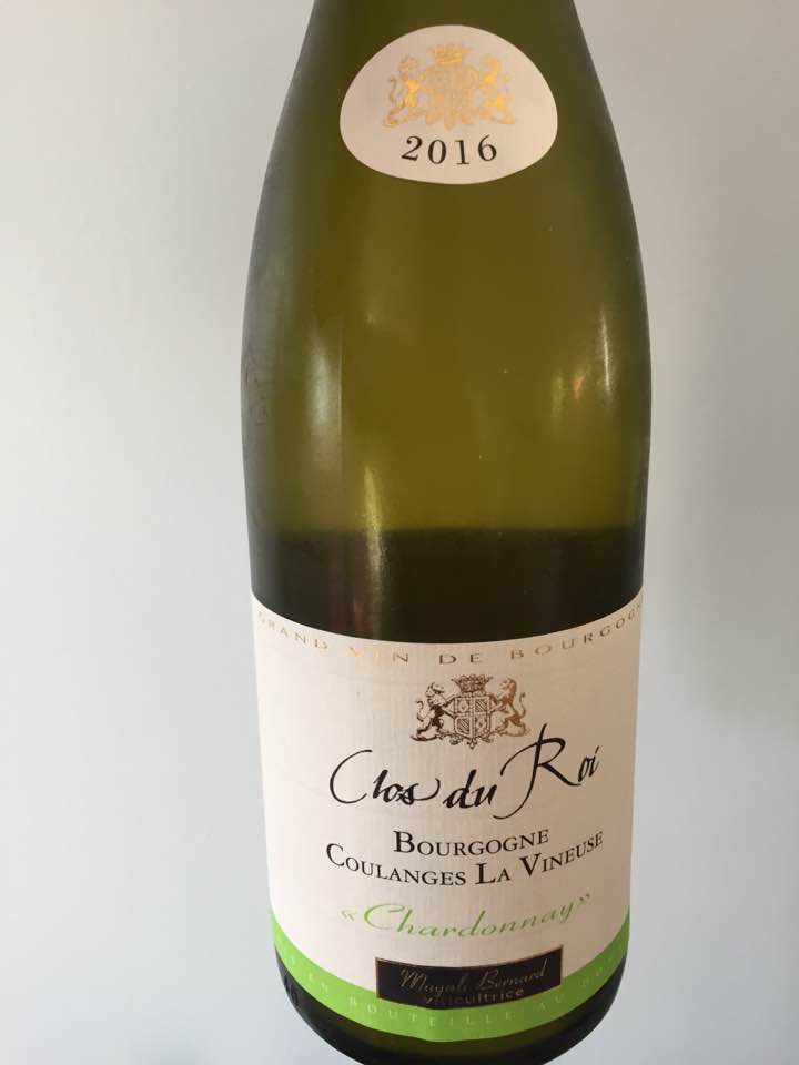 Magali Bernard – Clos du Roi 2016 – Chardonnay – Bourgogne Coulanges La Vineuse