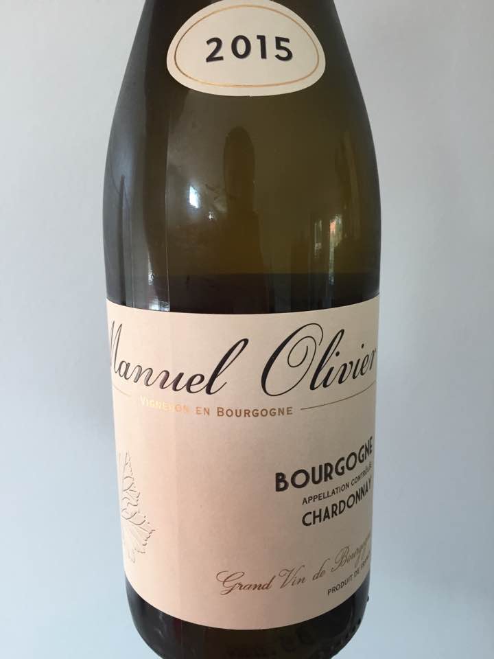 Manuel Olivier – Chardonnay 2015 – Bourgogne