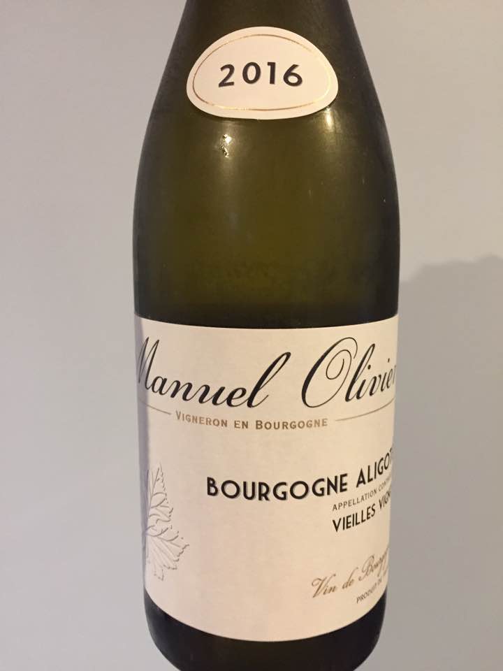 Manuel Olivier – Vieilles Vignes 2016 – Bourgogne Aligoté