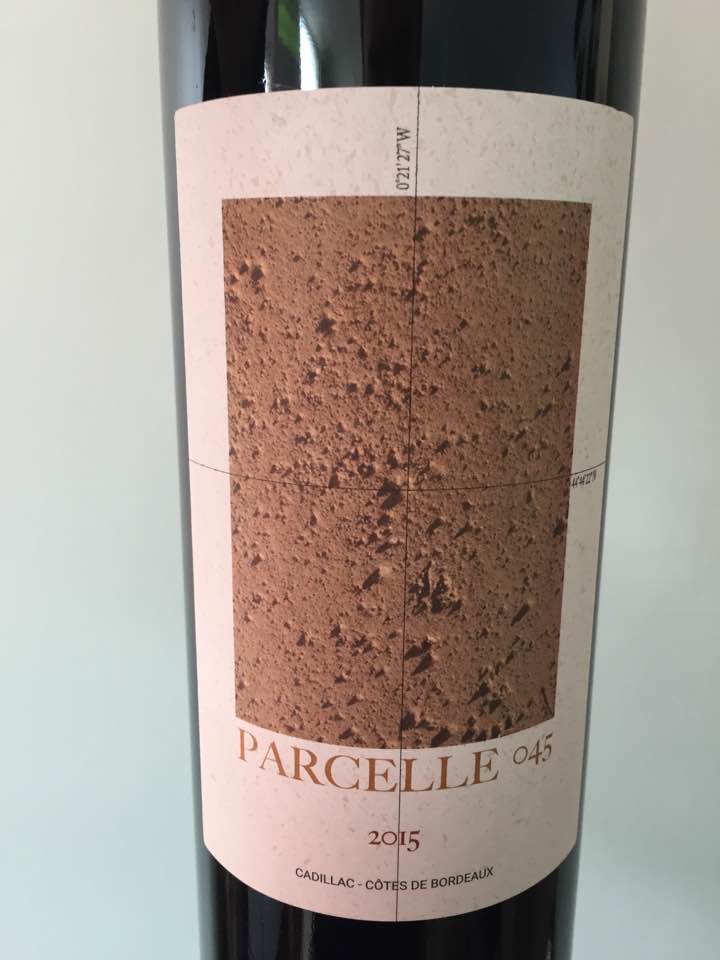 Parcelle 045 – 2015 – Cadillac Côtes de Bordeaux