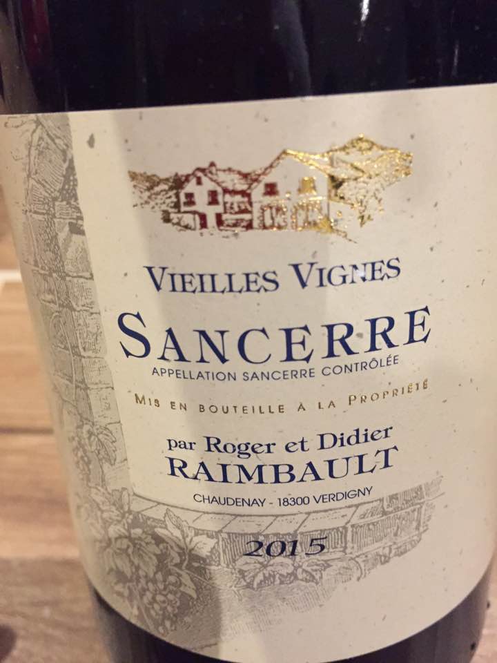 Roger et Didier Raimbault – Vieilles Vignes 2015 – Sancerre