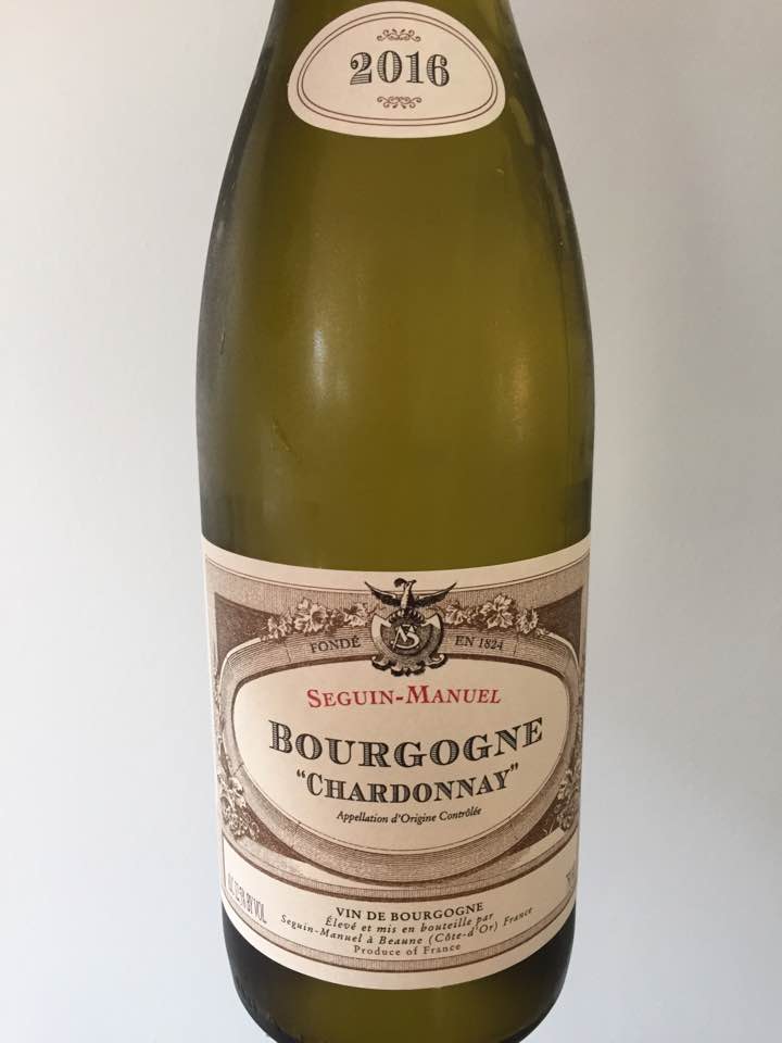 Seguin-Manuel – Chardonnay 2016 – Bourgogne
