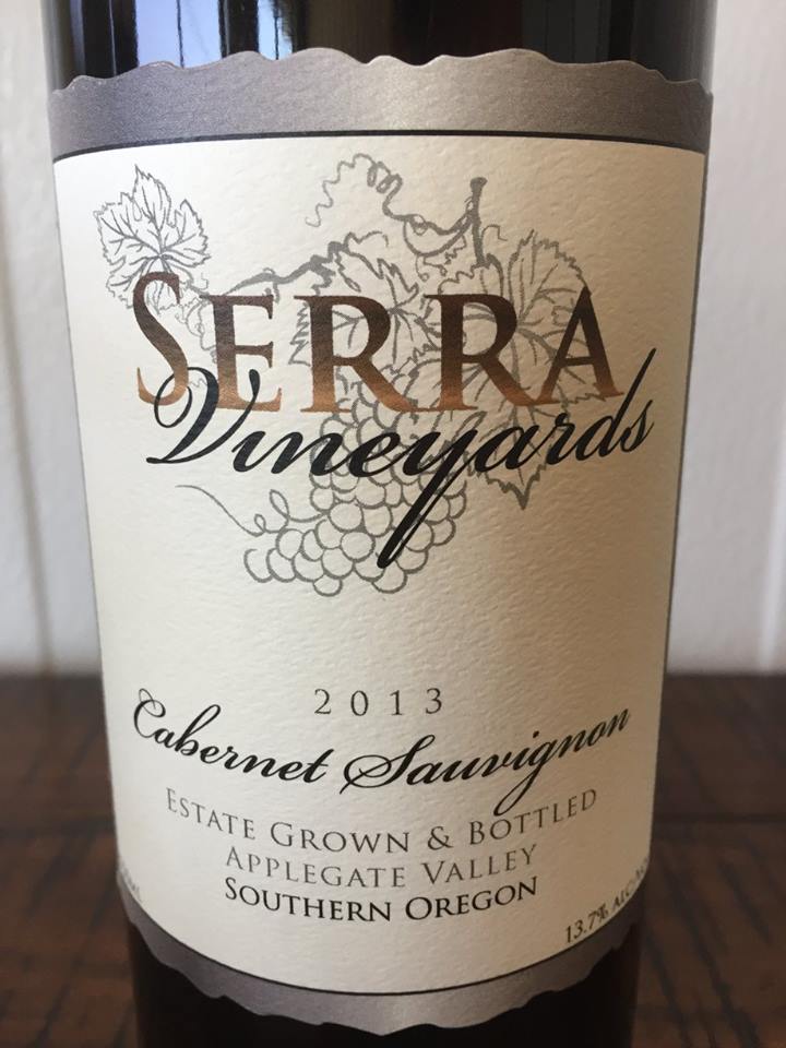 Serra Vineyards – Cabernet Sauvignon 2013 – Applegate Valley, Southern Oregon