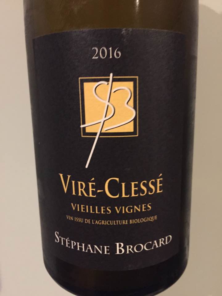 Stéphane Brocard – Vieilles Vignes 2016 – Viré-Clessé