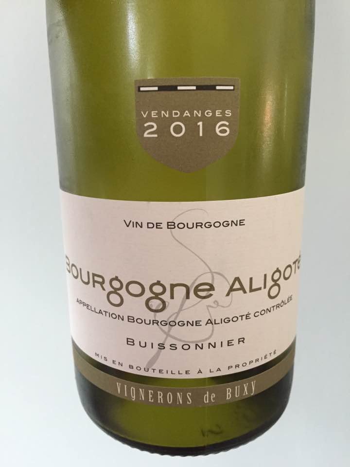 Vignerons de Buxy 2016 – Bourgogne Aligoté