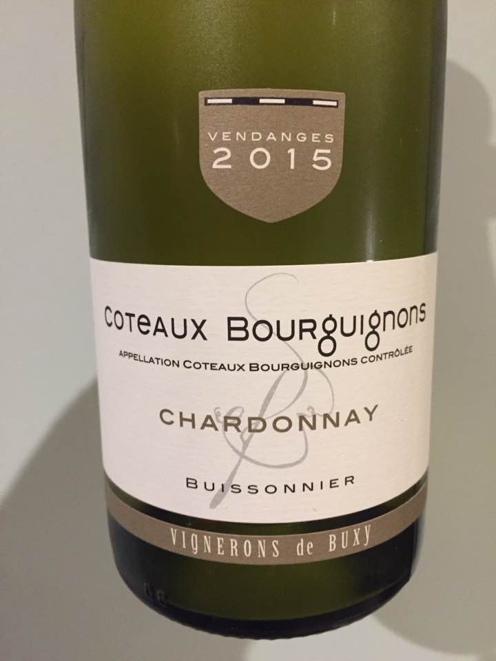 Vignerons de Buxy – Chardonnay 2015 – Buissonnier – Coteaux Bourguignons