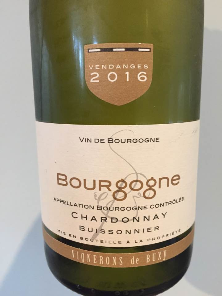 Vignerons de Buxy – Chardonnay 2016 – Buissonnier – Bourgogne