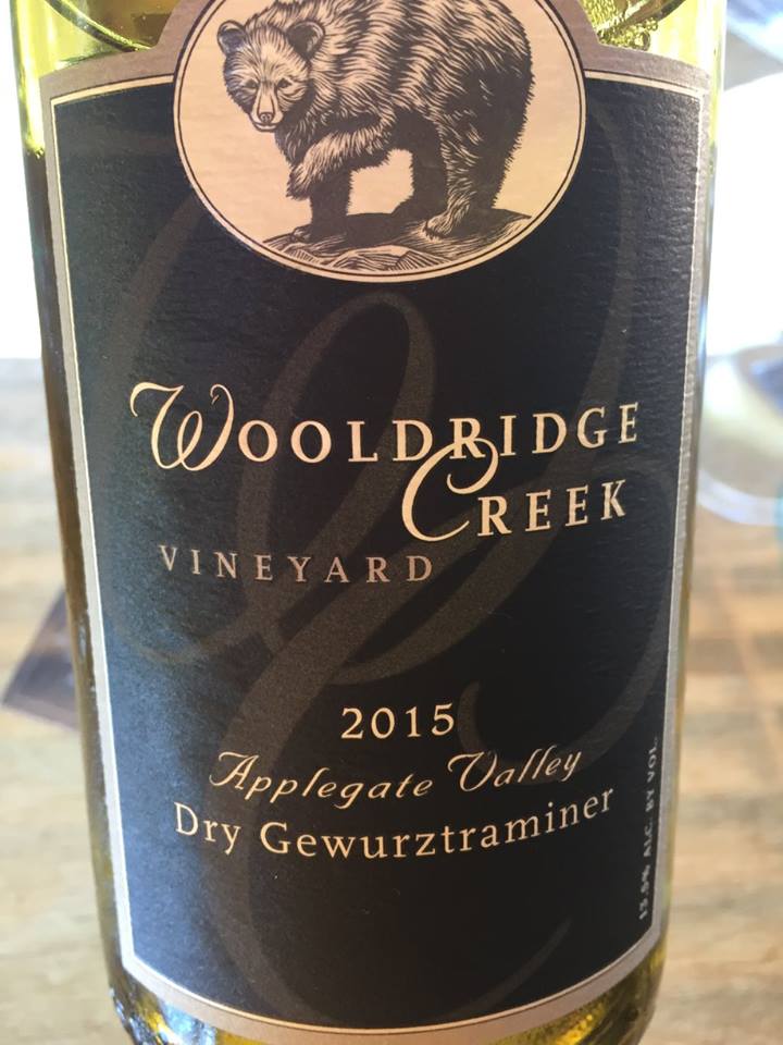 Wooldridge Creek Vineyard – Dry Gewurztraminer 2015 – Applegate Valley