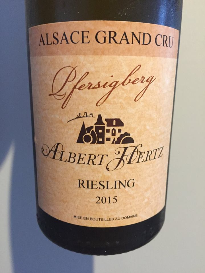 Albert Hertz – Riesling 2015 – Pfersigberg – Alsace Grand Cru