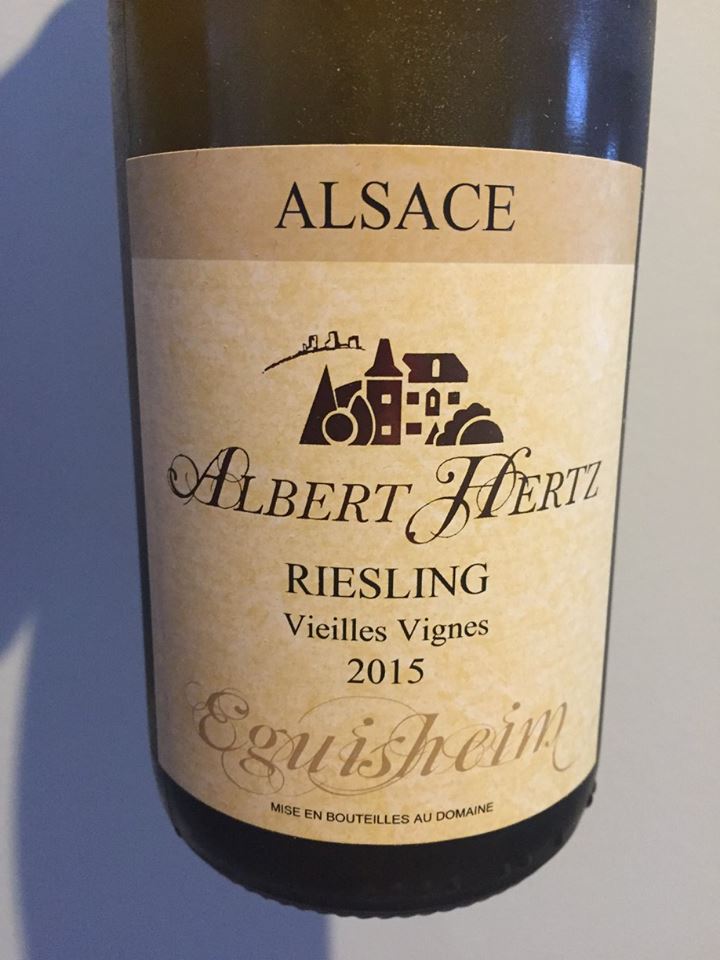 Albert Hertz – Riesling Vieilles Vignes 2015 – Eguisheim – Alsace