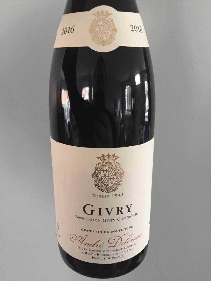 André Delorme 2016 – Givry