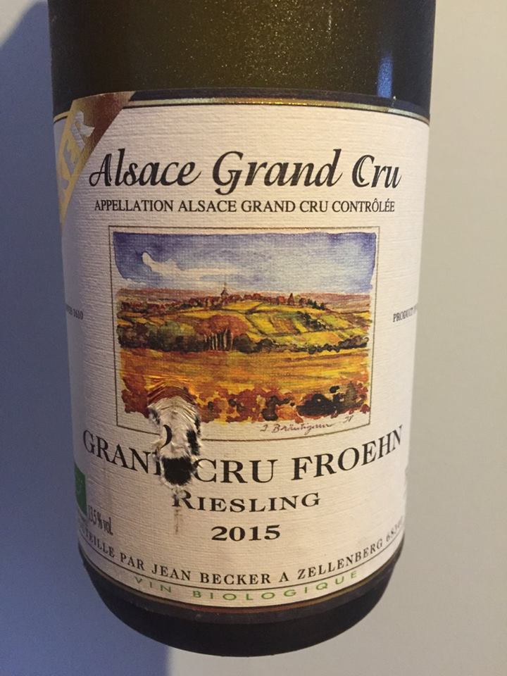 Becker – Riesling 2015 – Froehn Grand Cru – Alsace