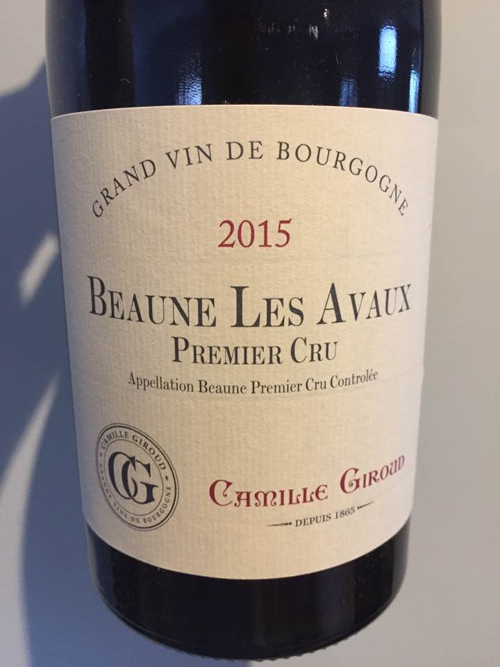 Camille Giroud 2015 – Beaune Les Avaux Premier Cru
