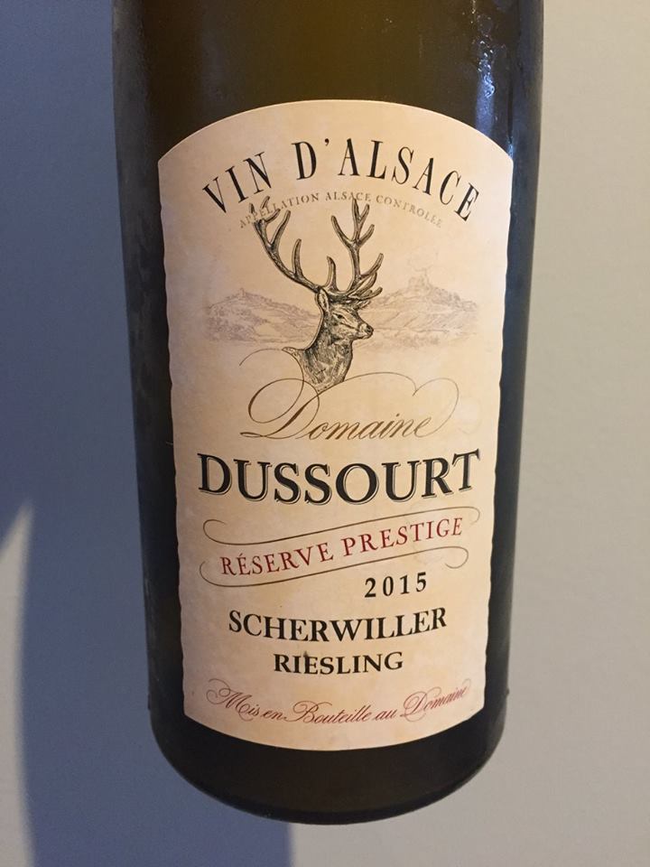 Domaine Dussourt – Riesling 2015 – Réserve Prestige – Scherwiller – Alsace