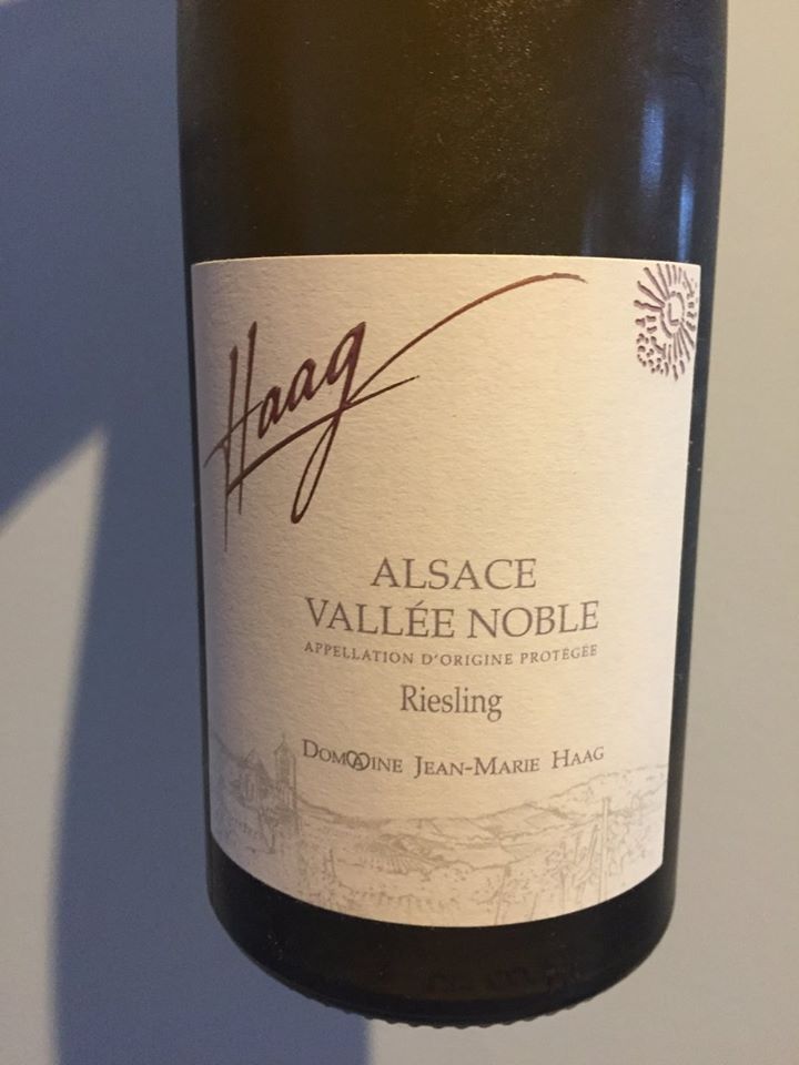 Domaine Jean-Marie Haag – Riesling 2015 – Vallée Noble – Alsace