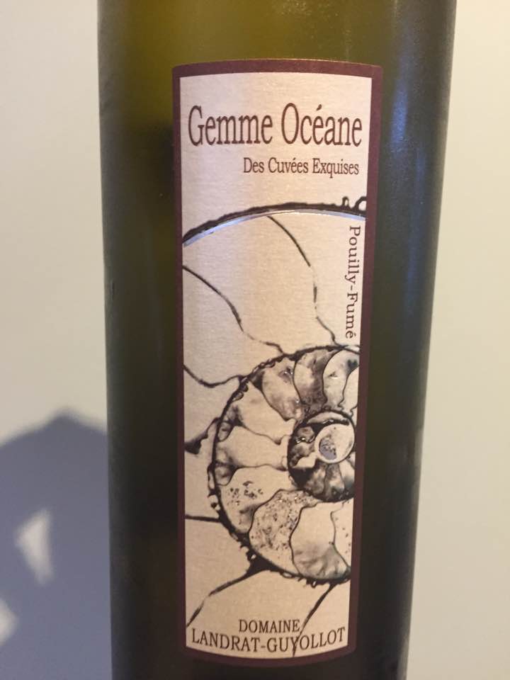 Domaine Landrat-Guyollot – Gemme Océane 2012 – Des Cuvées Exquises – Pouilly Fumé