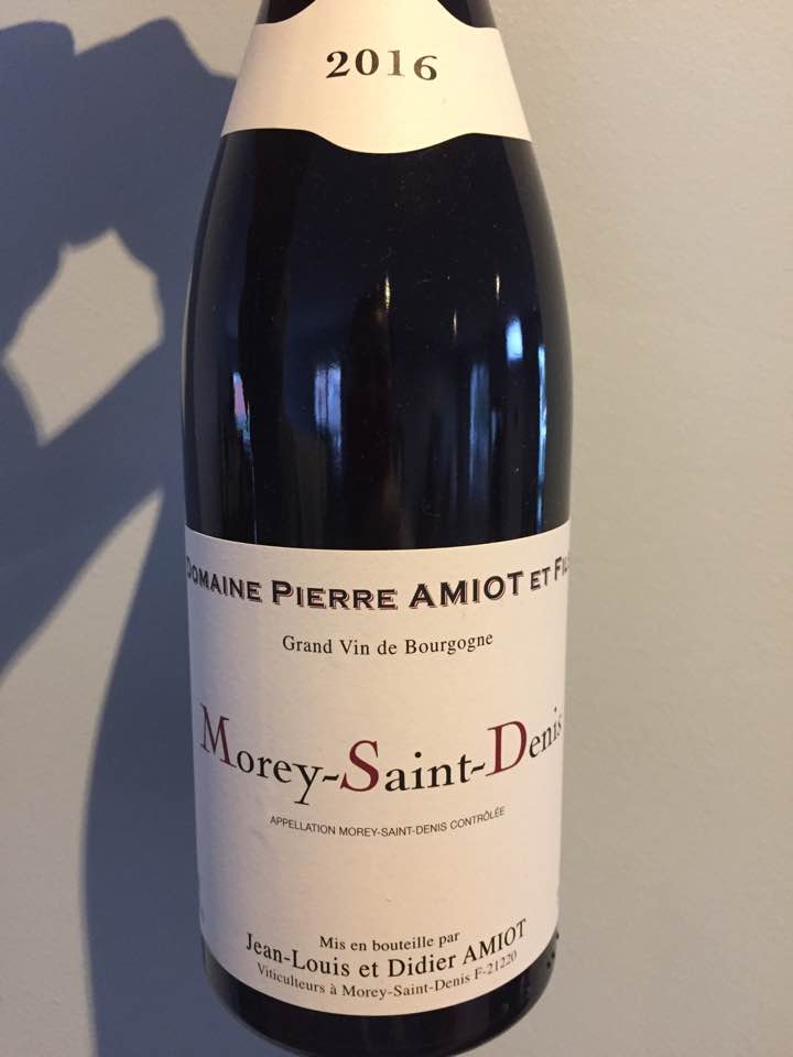 Domaine Pierre Amiot & Fils 2016 – Morey-Saint-Denis