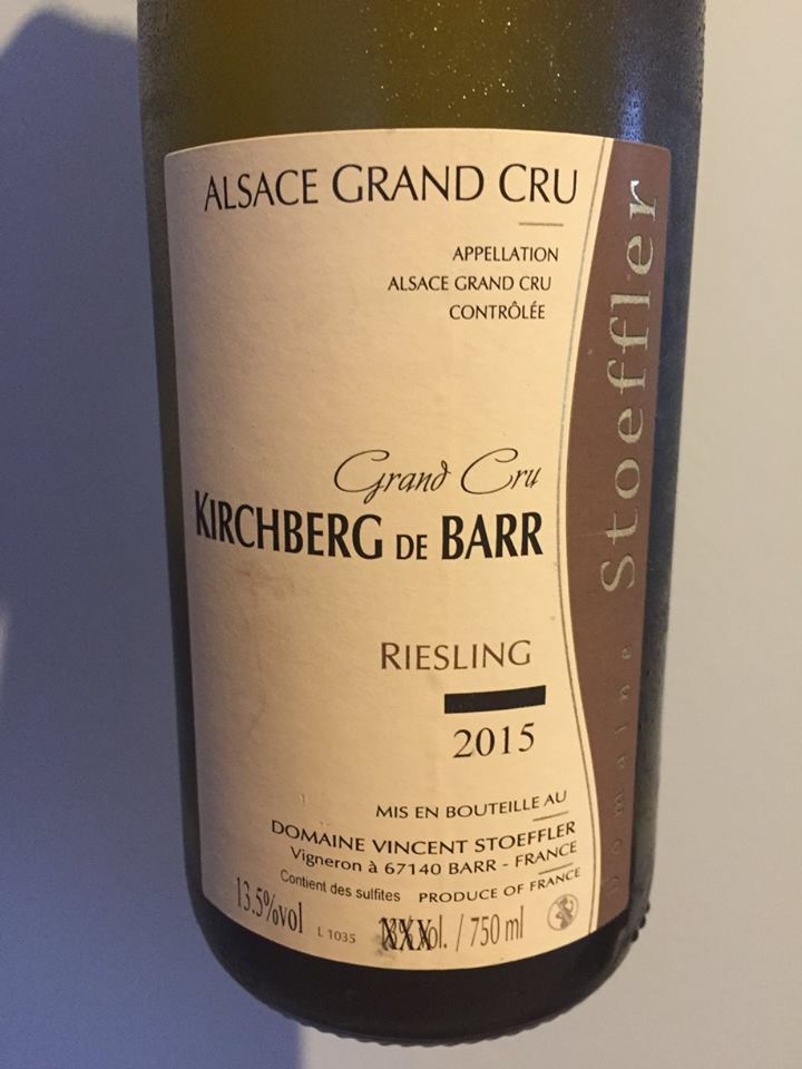 Domaine Stoeffler – Riesling 2015 – Kirchberg de Barr Grand Cru – Alsace