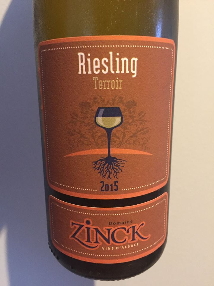 Domaine Zinck – Riesling Terroir 2015 – Alsace