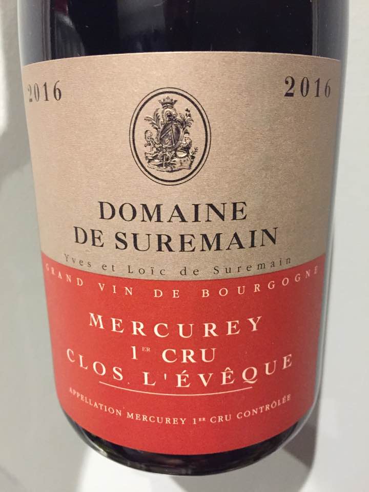 Domaine de Suremain – Clos L’Eveque 2016 – Mercurey 1er Cru