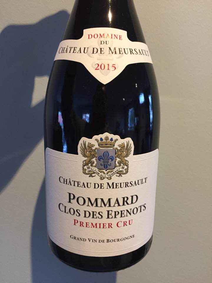 Domaine du Château de Meursault – Clos des Epenots 2015 – Pommard Premier Cru