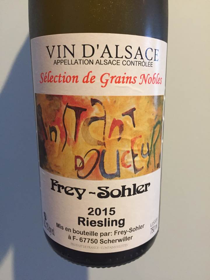 Frey-Sohler – Riesling 2015 – Sélection de Grains Nobles – Alsace