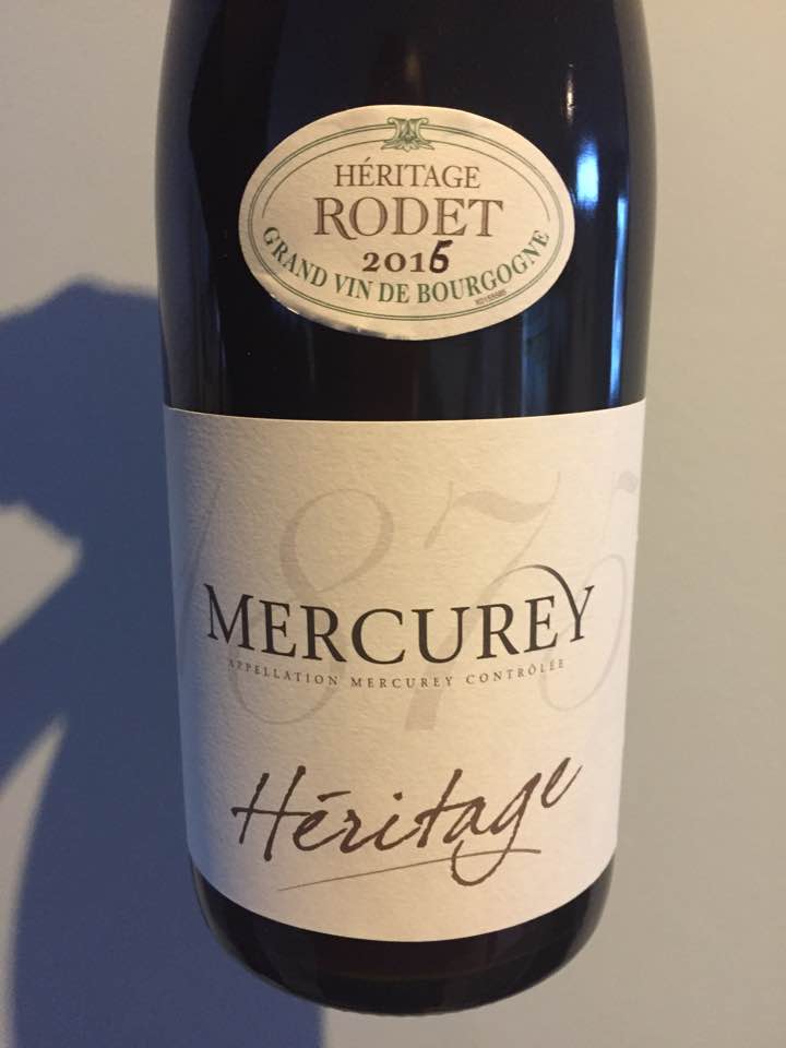 Héritage Rodet – Héritage 2016 – Mercurey