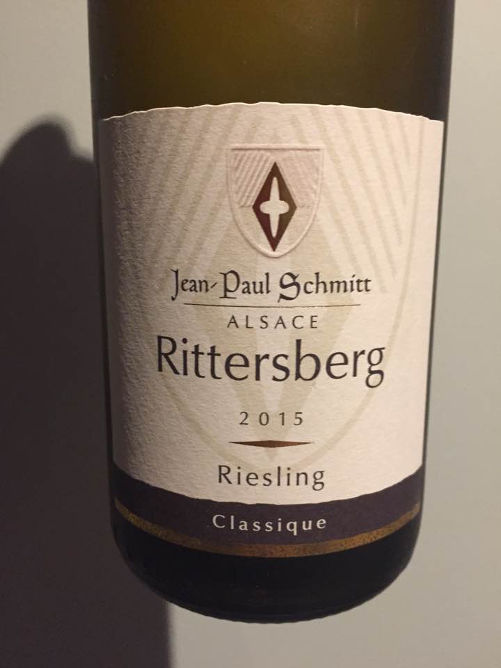 Jean-Paul Schmitt – Riesling Classique 2015 – Rittersberg – Alsace