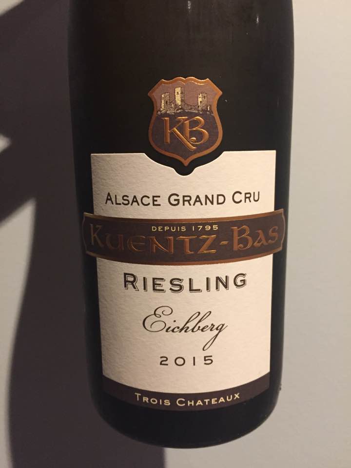 Kuentz-Bas – Trois Châteaux – Riesling 2015 – Eichberg – Alsace Grand Cru