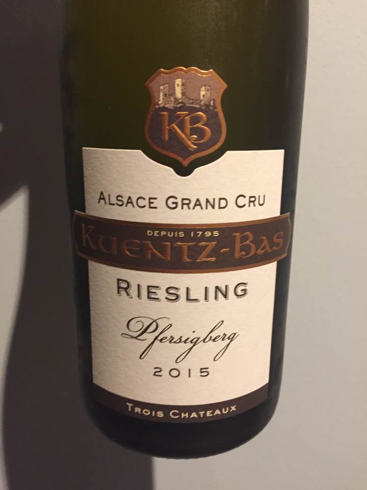 Kuentz-Bas – Trois Châteaux – Riesling 2015 – Pfersigberg – Alsace Grand Cru
