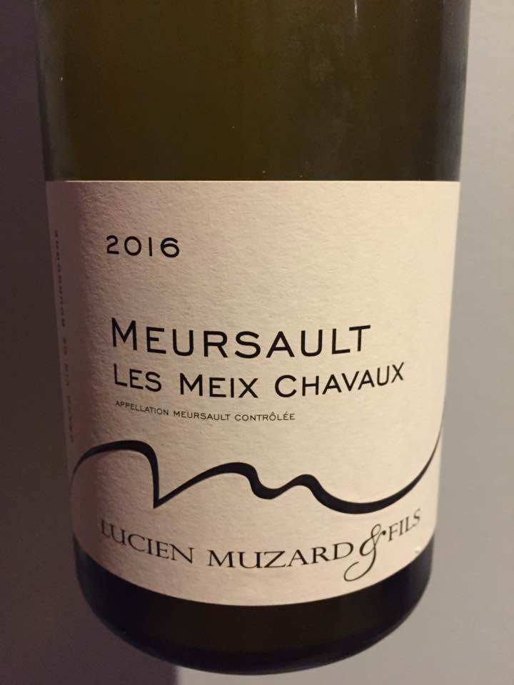 Lucien Muzard & Fils – Les Meix Chavaux 2016 – Meursault