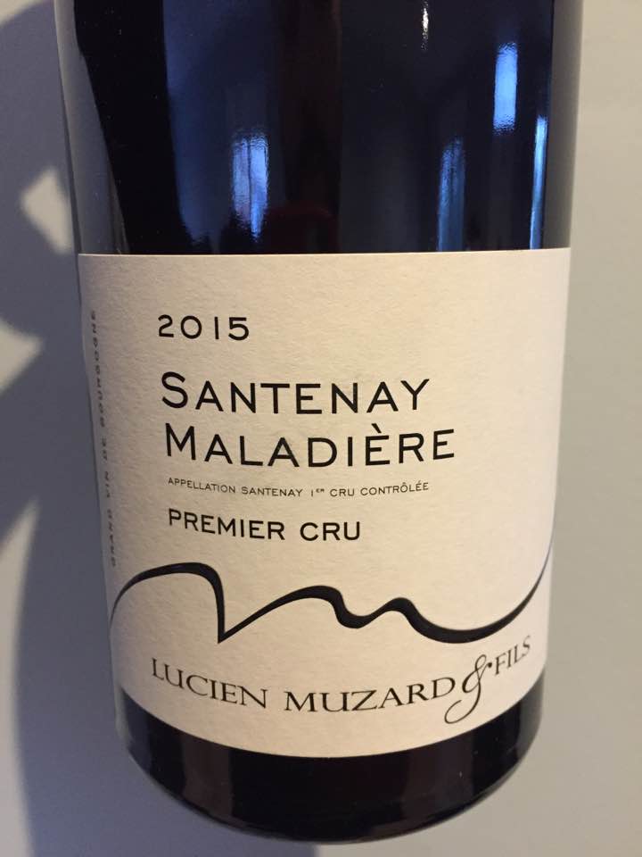 Lucien Muzard & Fils – Maladière 2015 – Santenay Premier Cru