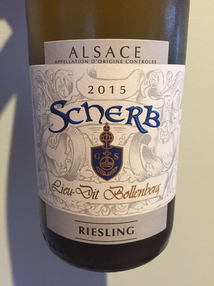Scherb – Riesling 2015 – Lieu-dit Bollenberg – Alsace