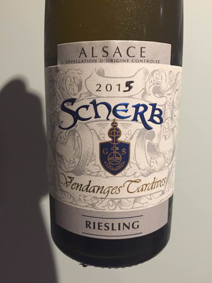 Scherb – Riesling 2015 – Vendanges Tardives – Alsace