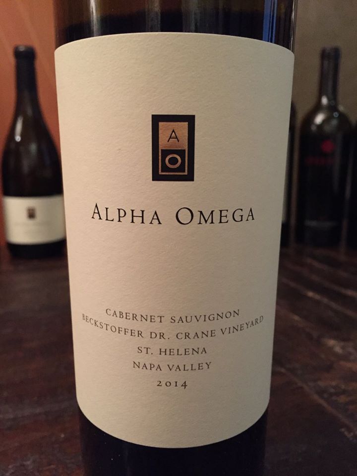 Alpha Omega – Cabernet Sauvignon 2014 – Beckstoffer Dr. Crane Vineyard – St. Helena Napa Valley