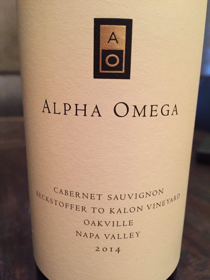 Alpha Omega – Cabernet Sauvignon 2014 – Beckstoffer To Kalon Vineyard – Oakville – Napa Valley
