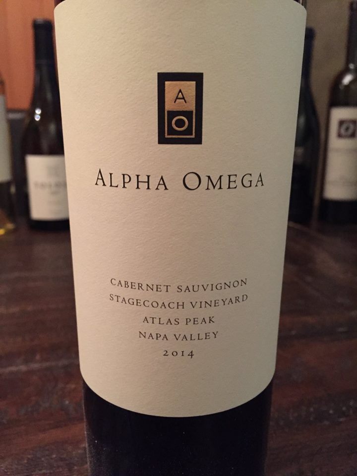 Alpha Omega – Cabernet Sauvignon 2014 – Stagecoach Vineyard – Atlas Peak – Napa Valley