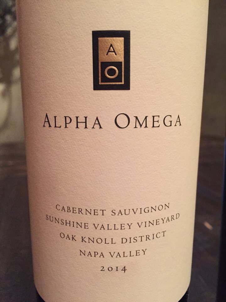 Alpha Omega – Cabernet Sauvignon 2014 – Sunshine Valley Vineyard – Oak Knoll District – Napa Valley