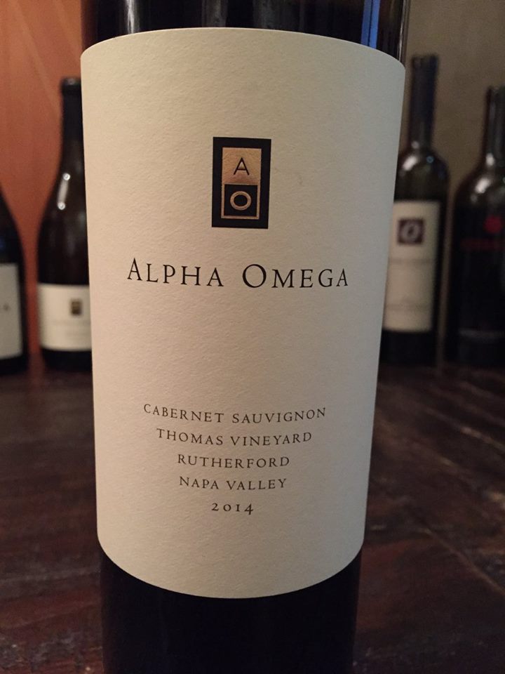 Alpha Omega – Cabernet Sauvignon 2014 – Thomas Vineyard – Rutherford – Napa Valley