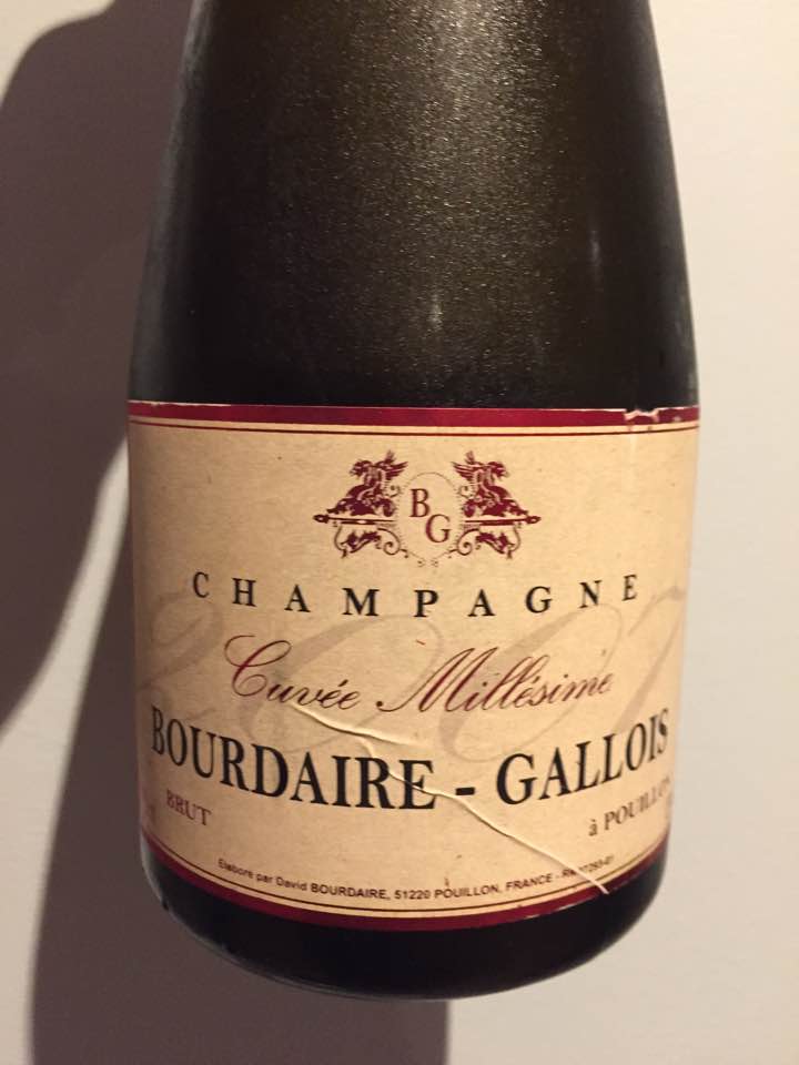 Champagne Bourdaire-Gallois – Cuvée Millésime 2007 – Brut