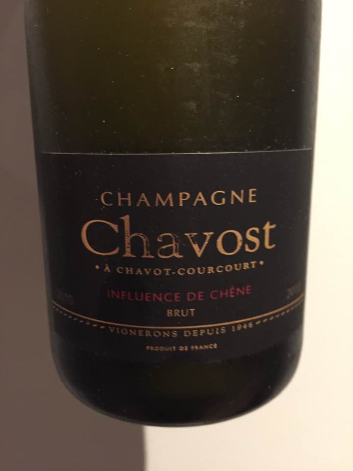 Champagne Chavost – Influence de Chêne 2010 – Brut