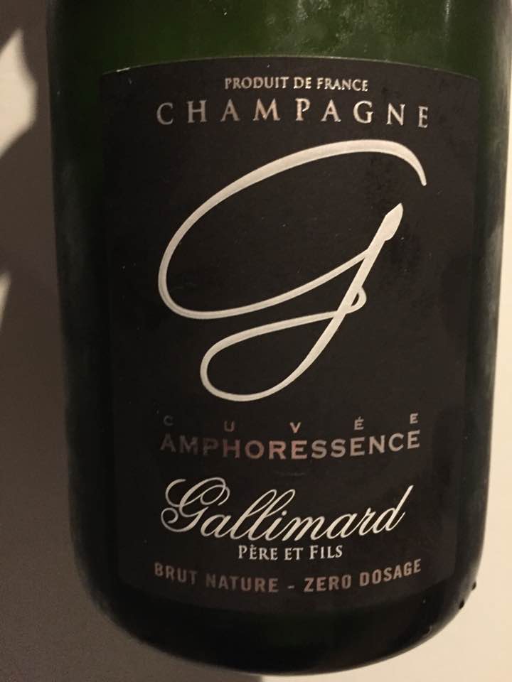 Champagne Gallimard Père & Fils – Cuvée Amphoressence – Brut Nature – Zéro Dosage