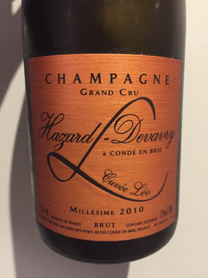 Champagne Hazard-Devavry – Cuvée Léo 2010 – Brut – Grand Cru